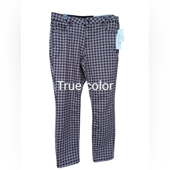 Liz Claiborne Sara slim leg mid rise soft stretch tummy control size 14 NWT - Picture 1 of 11